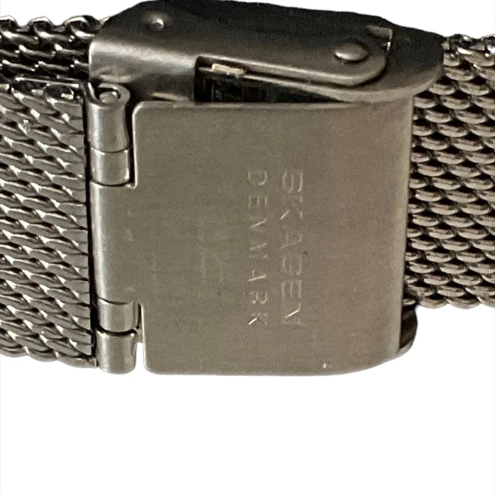 Skagen Woven Stainless Steel Watch and Band - Picture 2 of 6